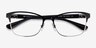 Vogue Eyewear VO4050 Black Silver MetalEyeglass Frames from EyeBuyDirect, Closed View