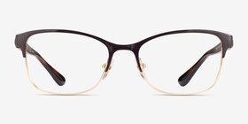 Vogue Eyewear VO4050 Brown Gold Métal Montures de lunettes de vue d'EyeBuyDirect, Vue de Face
