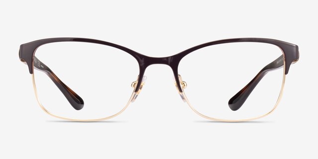 Vogue Eyewear VO4050 Brown Gold MetalEyeglass Frames from EyeBuyDirect, Front View