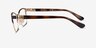 Vogue Eyewear VO4050 Brown Gold MetalEyeglass Frames from EyeBuyDirect, Side View