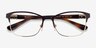 Vogue Eyewear VO4050 Brown Gold MetalEyeglass Frames from EyeBuyDirect, Closed View