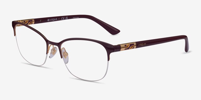 Vogue Eyewear VO4067 Violet MetalEyeglass Frames from EyeBuyDirect, Angle View
