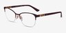 Vogue Eyewear VO4067 Violet MetalEyeglass Frames from EyeBuyDirect, Angle View
