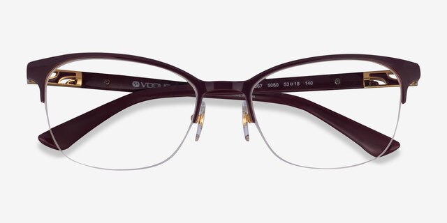Vogue Eyewear VO4067 Violet MetalEyeglass Frames from EyeBuyDirect, Closed View