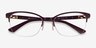 Vogue Eyewear VO4067 Violet MetalEyeglass Frames from EyeBuyDirect, Closed View