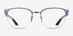 Ray-Ban RB8422 Gray Silver Métal Montures de lunettes de vue d'EyeBuyDirect, Vue de Face