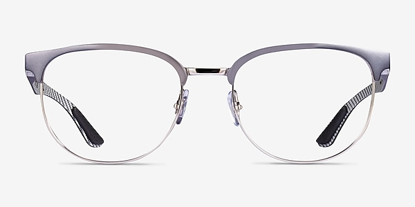Ray-Ban RB8422 Gray Silver Metal Eyeglass Frames