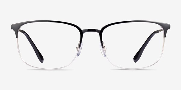 Ray-Ban RB6494 Black Silver Métal Montures de lunettes de vue
