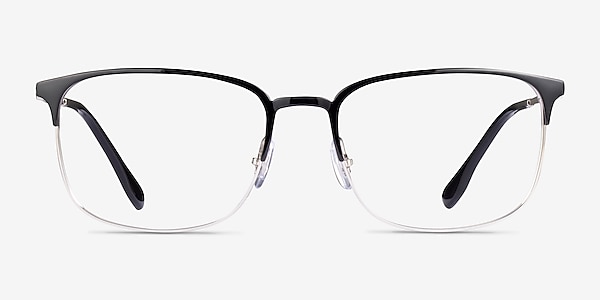 Ray-Ban RB6494 Black Silver Metal Eyeglass Frames