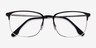 Ray-Ban RB6494 Black Silver MetalEyeglass Frames from EyeBuyDirect, Closed View