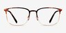 Ray-Ban RB6494 Tortoise Gold MetalEyeglass Frames from EyeBuyDirect, Front View