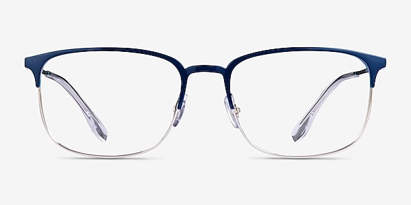 Ray-Ban RB6494 Blue Silver Metal Eyeglass Frames