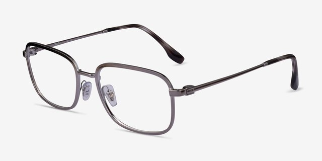 Ray-Ban RB6495 Gunmetal MetalEyeglass Frames from EyeBuyDirect, Angle View