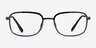 Ray-Ban RB6495 Black MetalEyeglass Frames from EyeBuyDirect, Front View