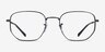 Ray-Ban RB6496 Black MetalEyeglass Frames from EyeBuyDirect, Front View