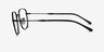 Ray-Ban RB6496 Black MetalEyeglass Frames from EyeBuyDirect, Side View