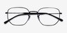 Ray-Ban RB6496 Black MetalEyeglass Frames from EyeBuyDirect, Closed View