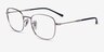 Ray-Ban RB6497 Silver MetalEyeglass Frames from EyeBuyDirect, Angle View