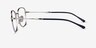 Ray-Ban RB6497 Silver MetalEyeglass Frames from EyeBuyDirect, Side View