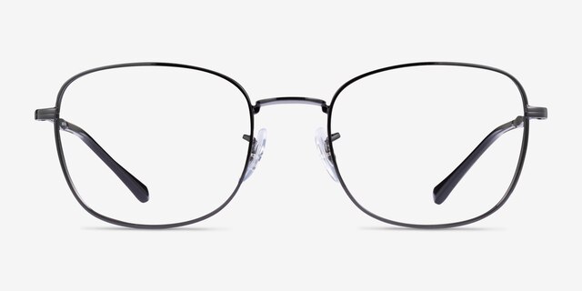 Ray-Ban RB6497 Black MetalEyeglass Frames from EyeBuyDirect, Front View