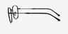 Ray-Ban RB6497 Black MetalEyeglass Frames from EyeBuyDirect, Side View