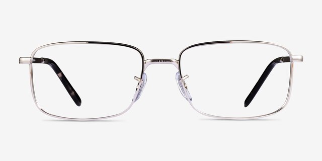Ray-Ban RB3717V Silver MetalEyeglass Frames from EyeBuyDirect, Front View