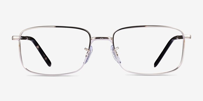 Ray-Ban RB3717V Silver Metal Eyeglass Frames from EyeBuyDirect