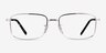 Ray-Ban RB3717V Silver MetalEyeglass Frames from EyeBuyDirect, Front View