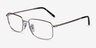 Ray-Ban RB3717V Silver MetalEyeglass Frames from EyeBuyDirect, Angle View