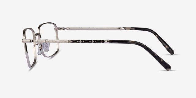 Ray-Ban RB3717V Silver MetalEyeglass Frames from EyeBuyDirect, Side View