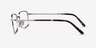 Ray-Ban RB3717V Silver MetalEyeglass Frames from EyeBuyDirect, Side View