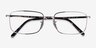 Ray-Ban RB3717V Silver MetalEyeglass Frames from EyeBuyDirect, Closed View