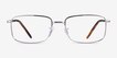 Ray-Ban RB3717V Gunmetal MetalEyeglass Frames from EyeBuyDirect, Front View
