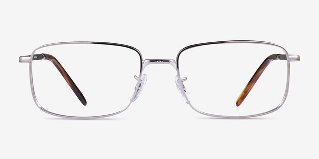 Ray-Ban RB3717V Gunmetal MetalEyeglass Frames from EyeBuyDirect, Front View