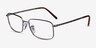 Ray-Ban RB3717V Gunmetal MetalEyeglass Frames from EyeBuyDirect, Angle View
