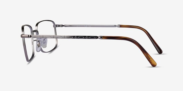Ray-Ban RB3717V Gunmetal MetalEyeglass Frames from EyeBuyDirect, Side View