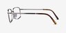Ray-Ban RB3717V Gunmetal MetalEyeglass Frames from EyeBuyDirect, Side View