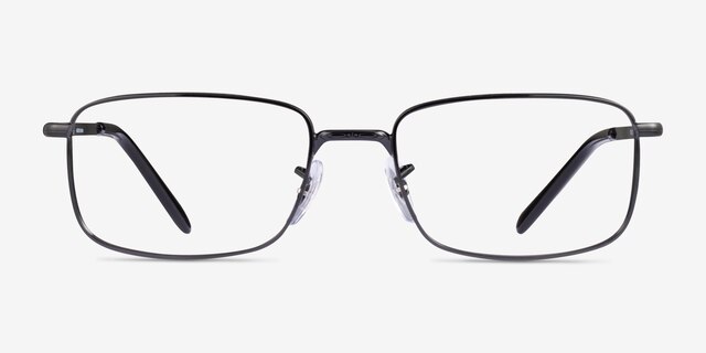 Ray-Ban RB3717V Black MetalEyeglass Frames from EyeBuyDirect, Front View