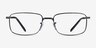 Ray-Ban RB3717V Black MetalEyeglass Frames from EyeBuyDirect, Front View