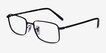 Ray-Ban RB3717V Black MetalEyeglass Frames from EyeBuyDirect, Angle View