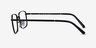 Ray-Ban RB3717V Black MetalEyeglass Frames from EyeBuyDirect, Side View