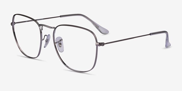 Ray-Ban RB3857V Frank Gunmetal MetalEyeglass Frames from EyeBuyDirect, Angle View