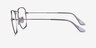 Ray-Ban RB3857V Frank Gunmetal MetalEyeglass Frames from EyeBuyDirect, Side View