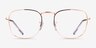 Ray-Ban RB3857V Frank Rose Gold MetalEyeglass Frames from EyeBuyDirect, Front View