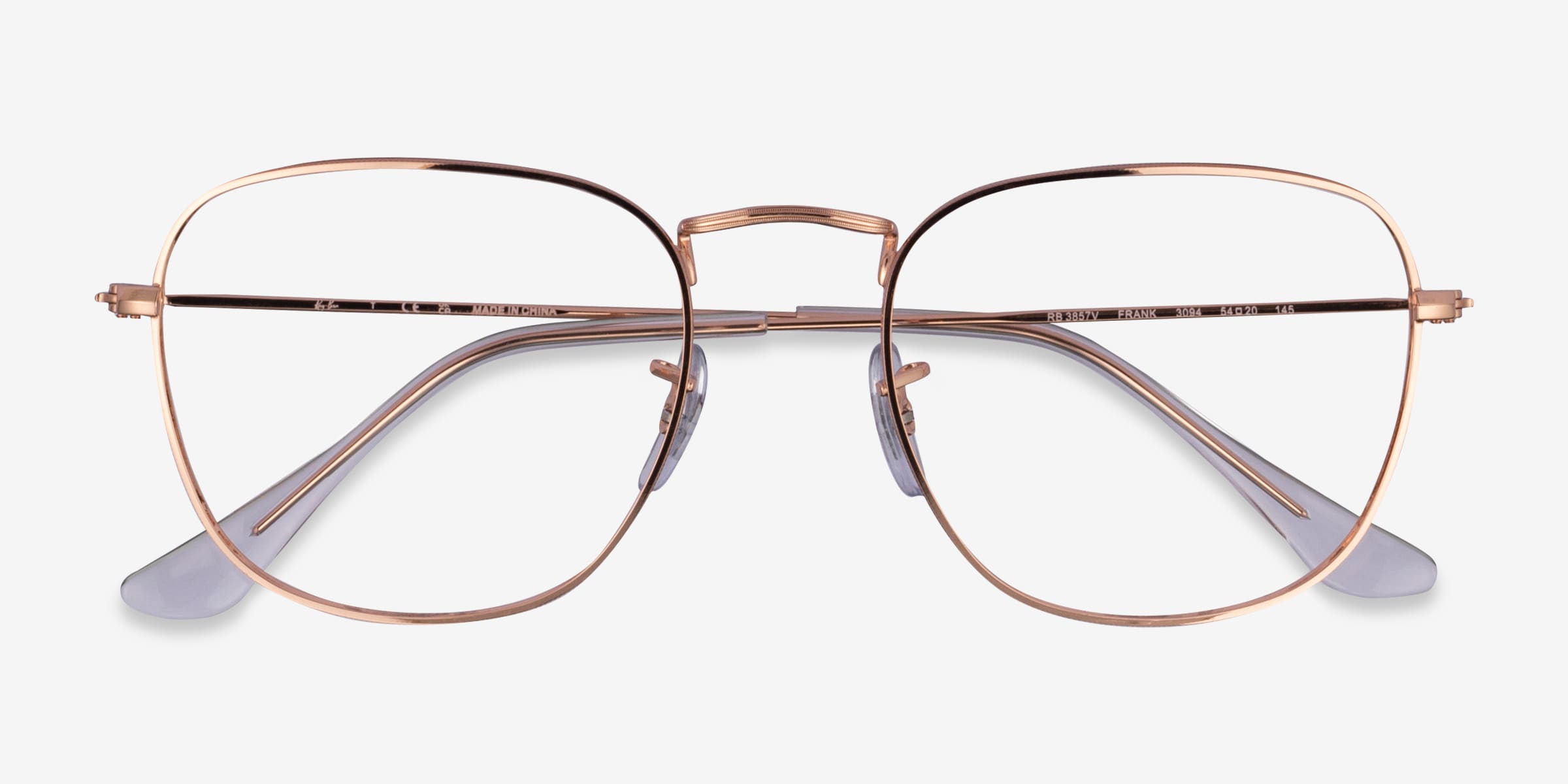 【Ray Ban】★純正★RB3857V 3094★ローズゴールドフレーム★ Ray Ban】☆純正☆RB3857V 3094☆ローズゴールドフレーム☆ (Ray