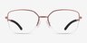 Oakley Moonglow Satin Light Berry MetalEyeglass Frames from EyeBuyDirect, Front View