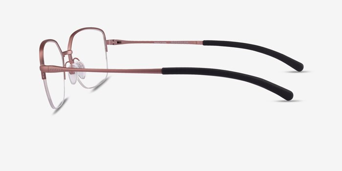 Oakley Moonglow Satin Light Berry Metal Eyeglass Frames from EyeBuyDirect