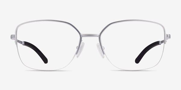 Oakley Moonglow Satin Chrome Metal Eyeglass Frames