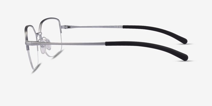 Oakley Moonglow Satin Chrome Metal Eyeglass Frames from EyeBuyDirect