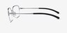 Oakley Moonglow Satin Chrome MetalEyeglass Frames from EyeBuyDirect, Side View